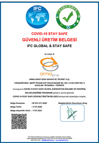 COVID-19 GÜVENLÜ ÜRETİM BELGESİ